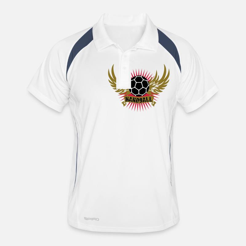 Handball Banner Männer Polo atmungsaktiv