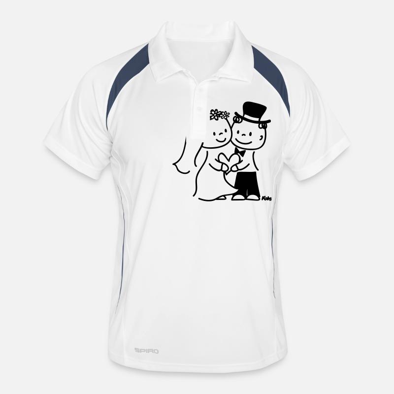 Brautpaar Männer Polo atmungsaktiv