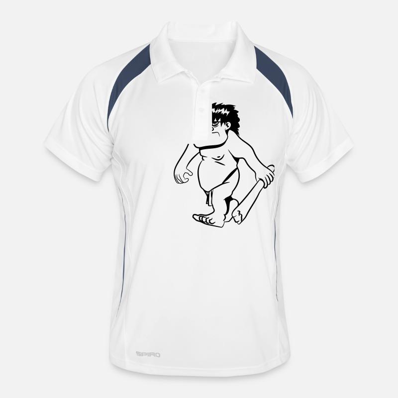 Caveman funny comic club Men's Polo breathable