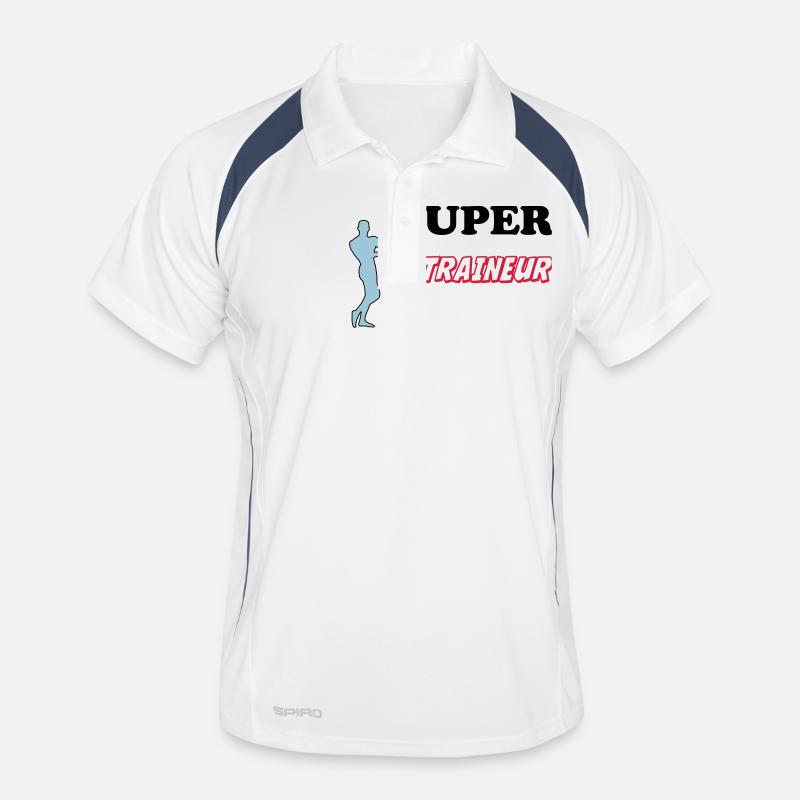 SUPER TRAINER Männer Polo atmungsaktiv