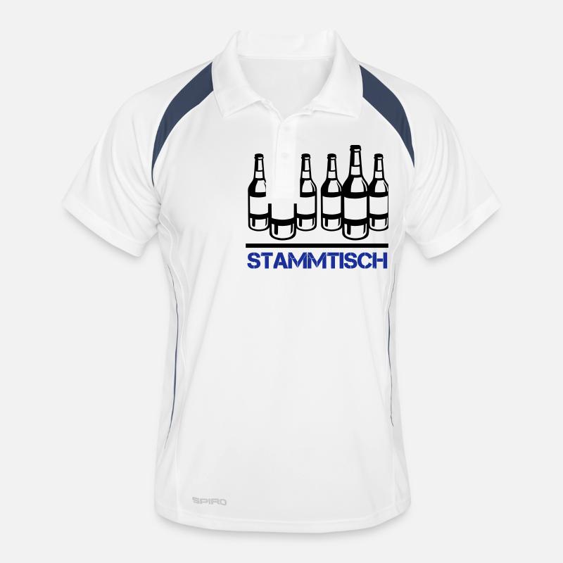 beer bottle Stammtisch Men's Polo breathable