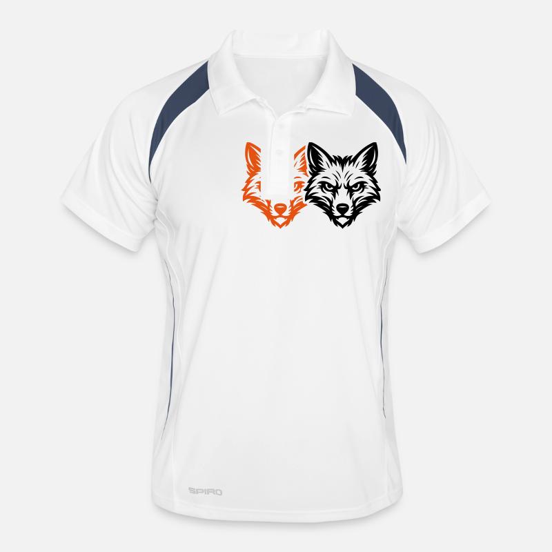Fuchs Kopf Team Männer Polo atmungsaktiv