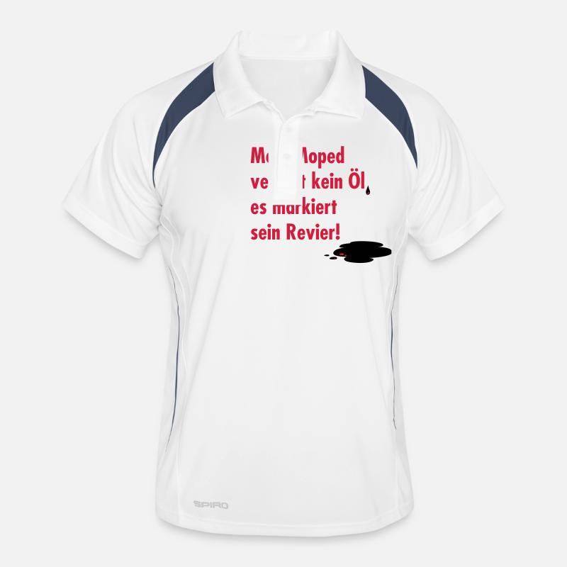 Mon cyclomoteur perd pas d'huile Polo respirant Homme