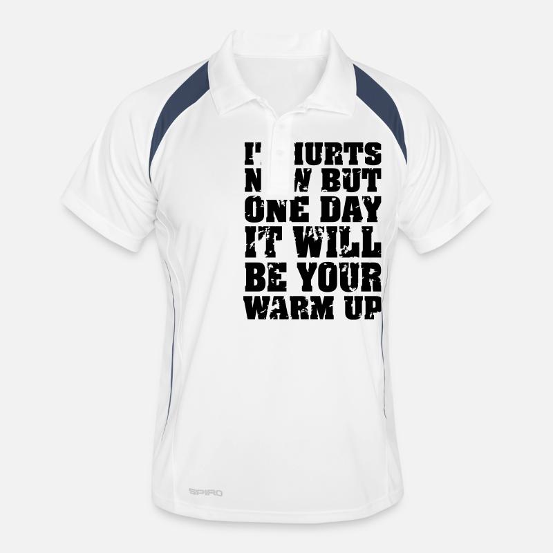 It Hurts Now... Men's Polo breathable