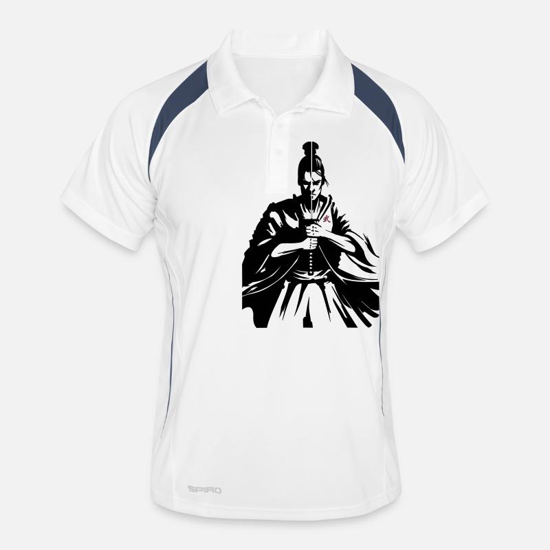 Samurai - Bushido Männer Polo atmungsaktiv
