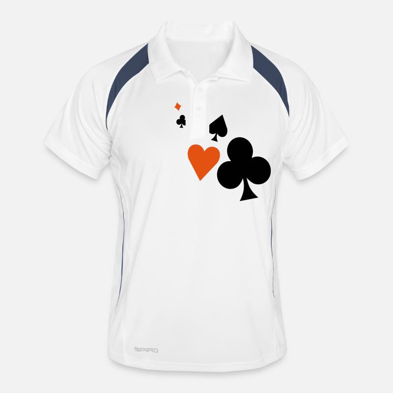 Playing Cards Männer Polo atmungsaktiv