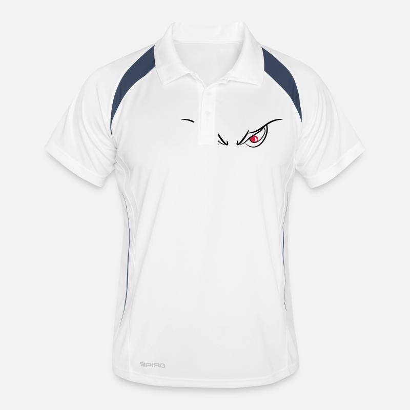 Yeux diable mal vue 2c Polo respirant Homme