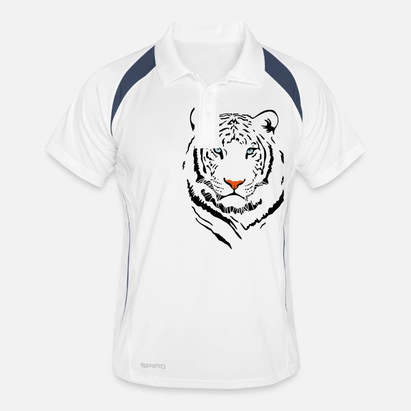 White Tiger # 2 Polo respirant Homme