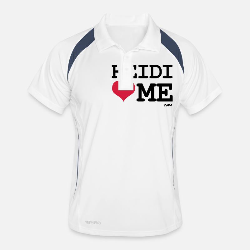 heidi loves me Men's Polo breathable