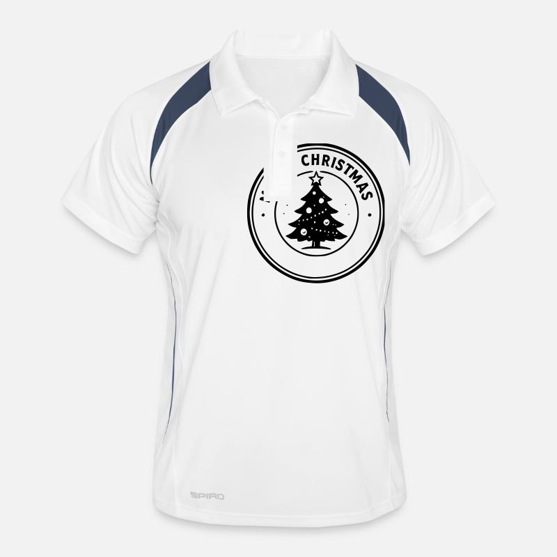 Merry Christmas Polo respirant Homme