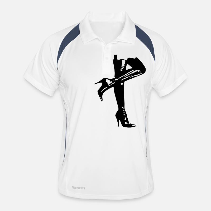 high heels Männer Polo atmungsaktiv