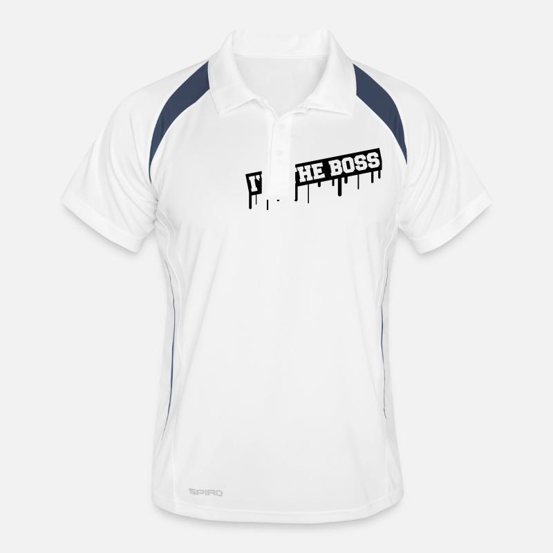 I'm The Boss Graffiti Polo respirant Homme