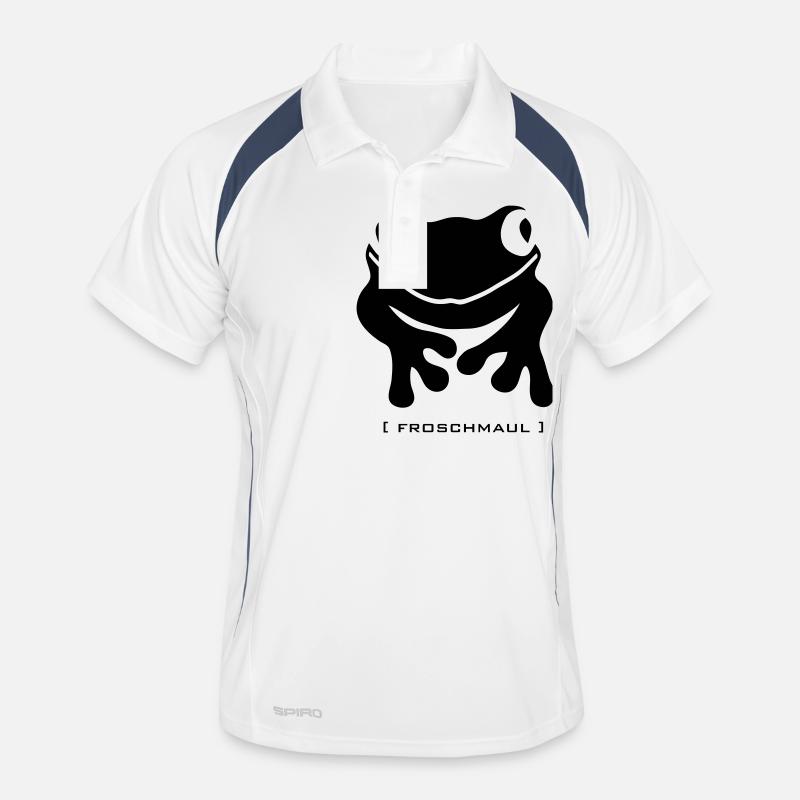 Frog Frog mouth toad toad wild Men's Polo breathable