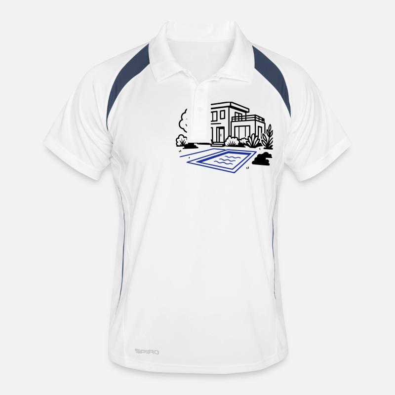 House Villa House Construction Men's Polo breathable