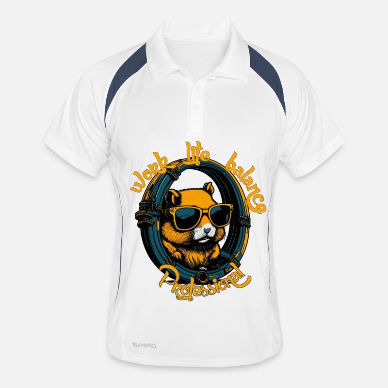 Hamster Professional: Work-Life Balance Men's Polo breathable