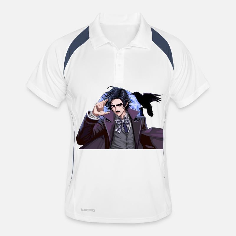 Night magician in the moonlight Men's Polo breathable