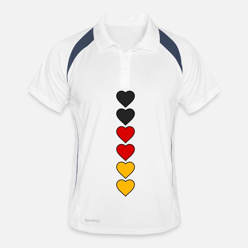 Cœurs d’Allemagne Polo respirant Homme