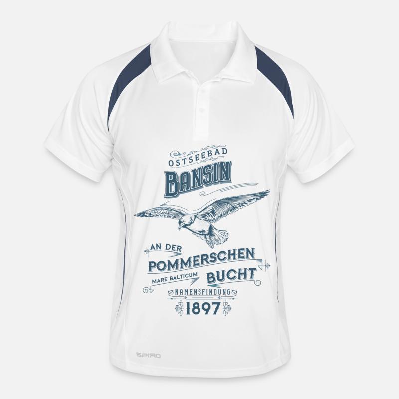 Ostseebad Bansin Männer Polo atmungsaktiv