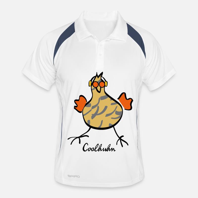 The Cool Chicken Men's Polo breathable