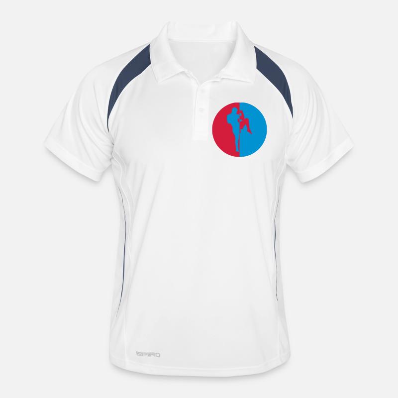 Kickboxen / Kickboxing / Kickboxer / Kick Boxing Männer Polo atmungsaktiv