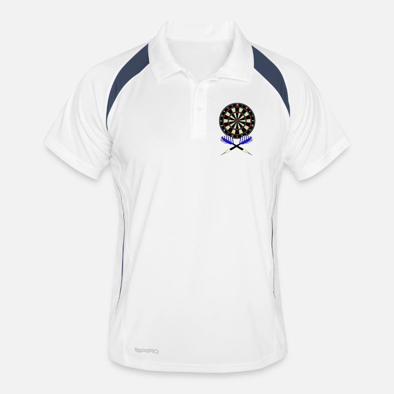 Dartscheibe Männer Polo atmungsaktiv