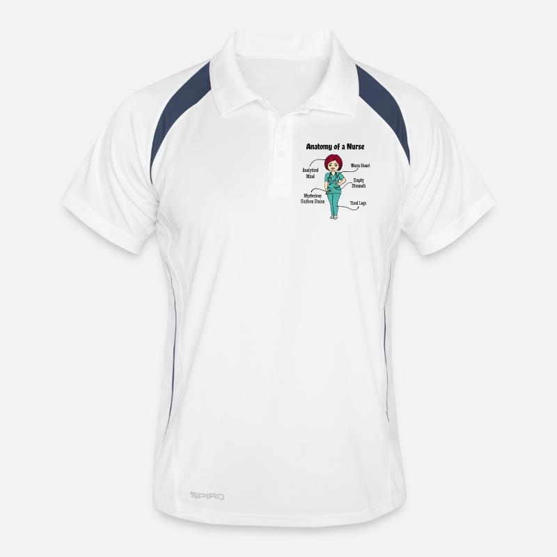 Infirmière soignante assistante sociale Polo respirant Homme