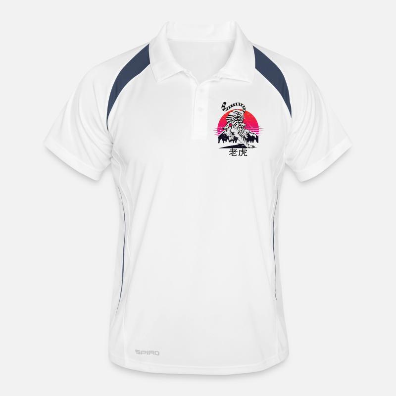 Chinese White Tiger Men's Polo breathable
