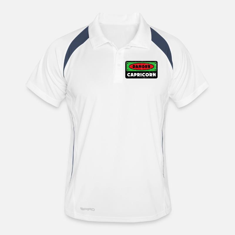 Cool Signe du Zodiaque Capricorne Déclaration Horoscope Polo respirant Homme