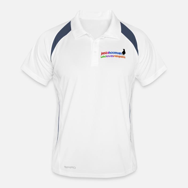 Pinguin Cool Statement Tier Südpol Vogel Männer Polo atmungsaktiv