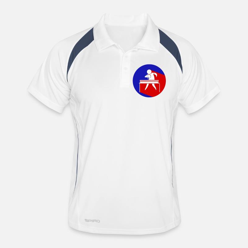 ping-pong, playing ping-pong Men's Polo breathable