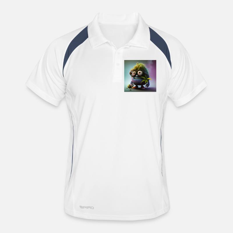Cannabis head Men's Polo breathable