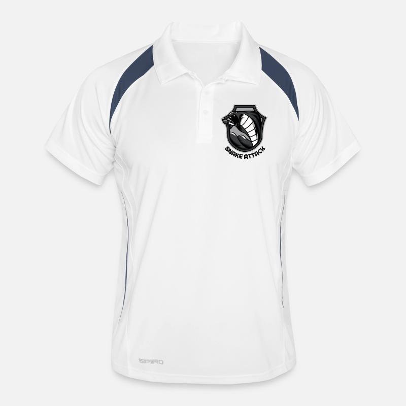 SNAKE ATTACK Men's Polo breathable