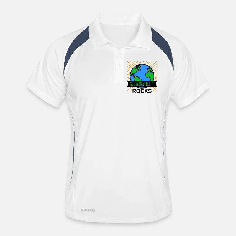 Terre Mère Nature Déclaration de durabilité Environnement Polo respirant Homme