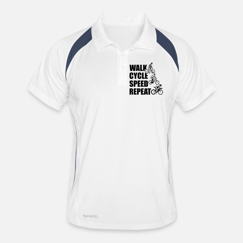 Répétition de la vitesse du cycle de marche Polo respirant Homme