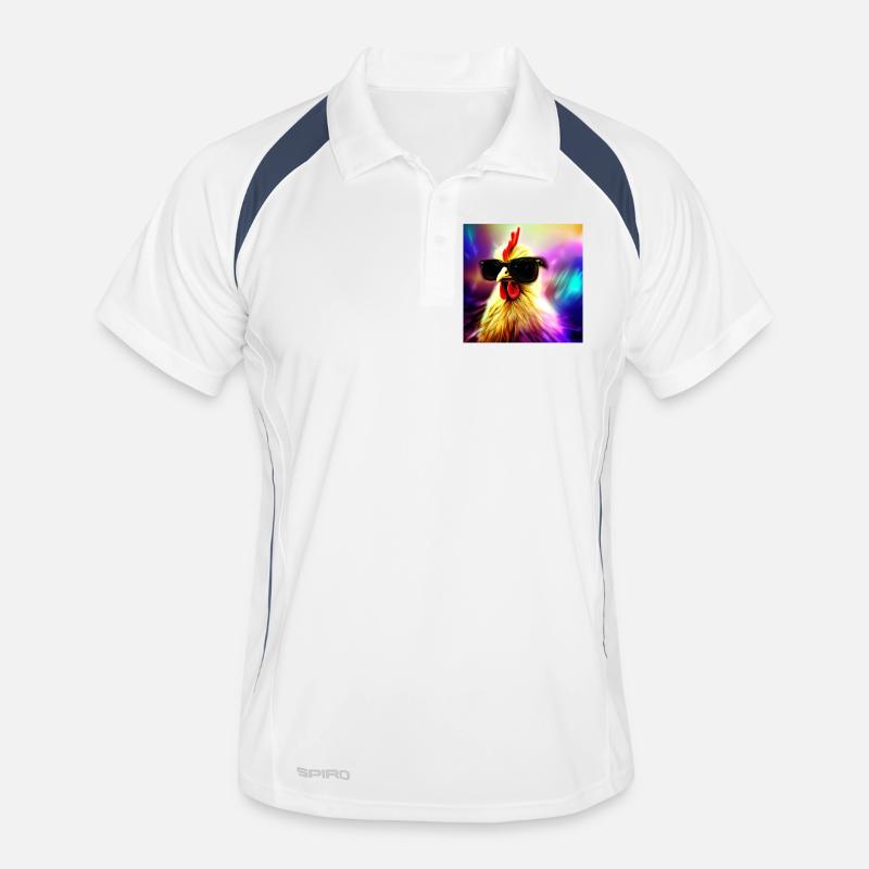 Fancy Chicken II Männer Polo atmungsaktiv