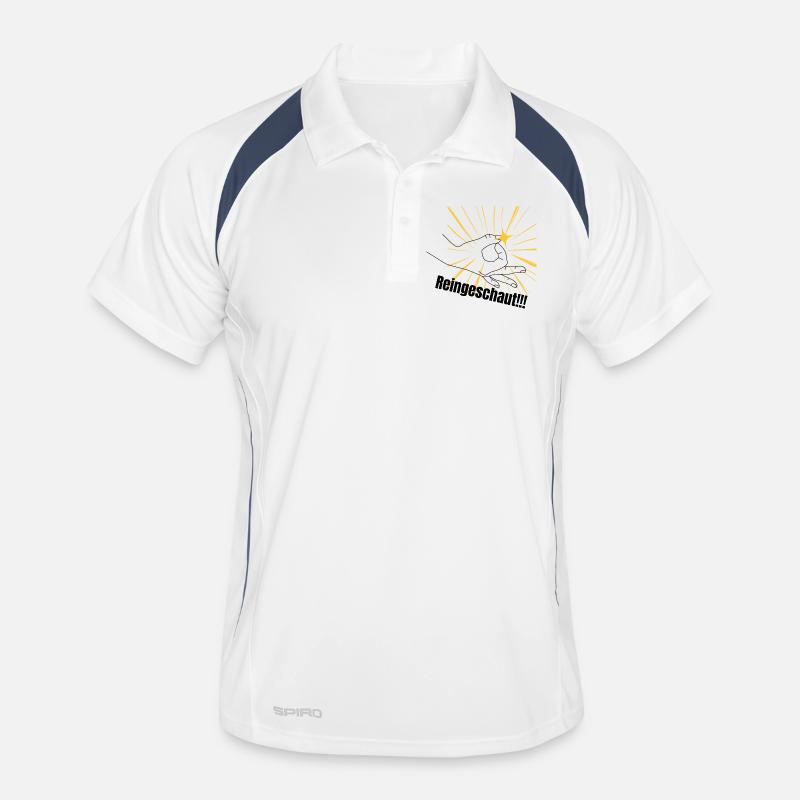 Poing de force dans l’auréole Polo respirant Homme