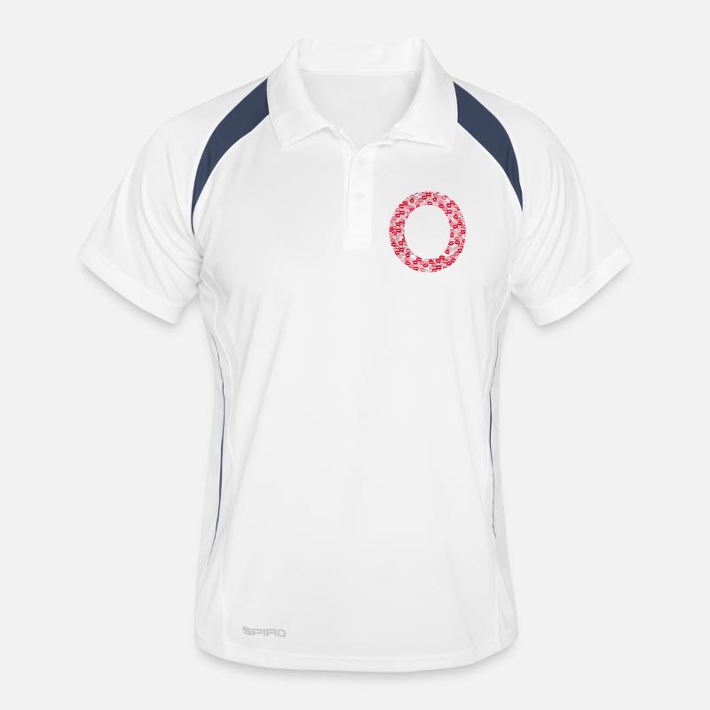 Letter O - Initial Gift Men's Polo breathable