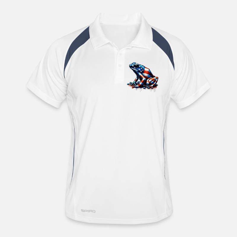 Poison Dart Frog, États-Unis Polo respirant Homme