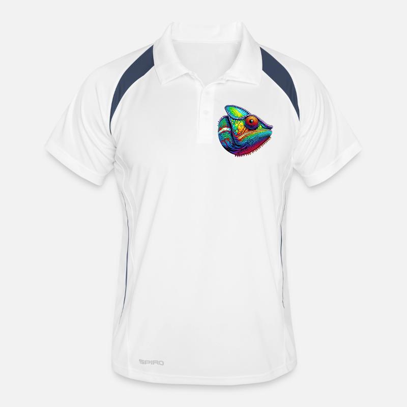 Chamäleon Männer Polo atmungsaktiv