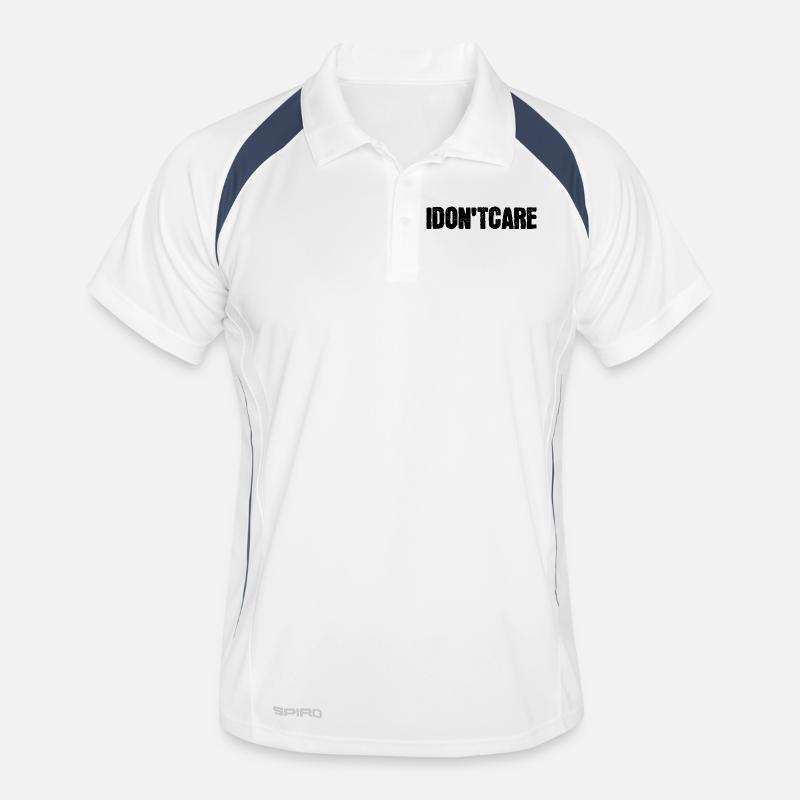 Je ne me soucie pas de la déclaration Polo respirant Homme