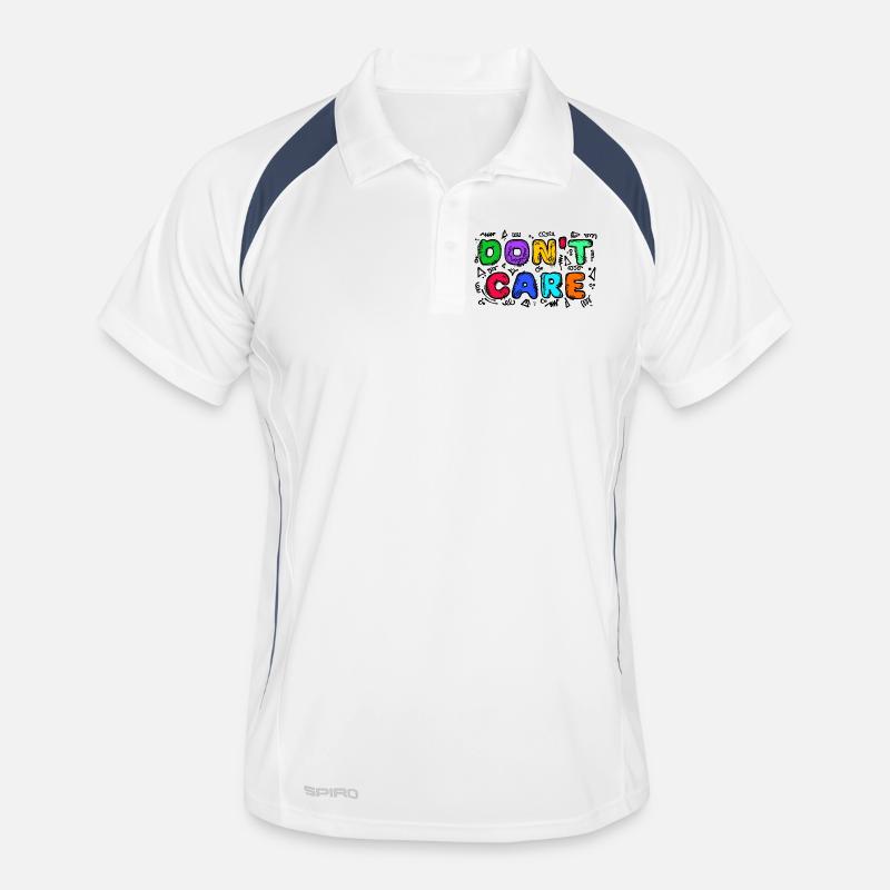 Je ne me soucie pas de la déclaration Polo respirant Homme