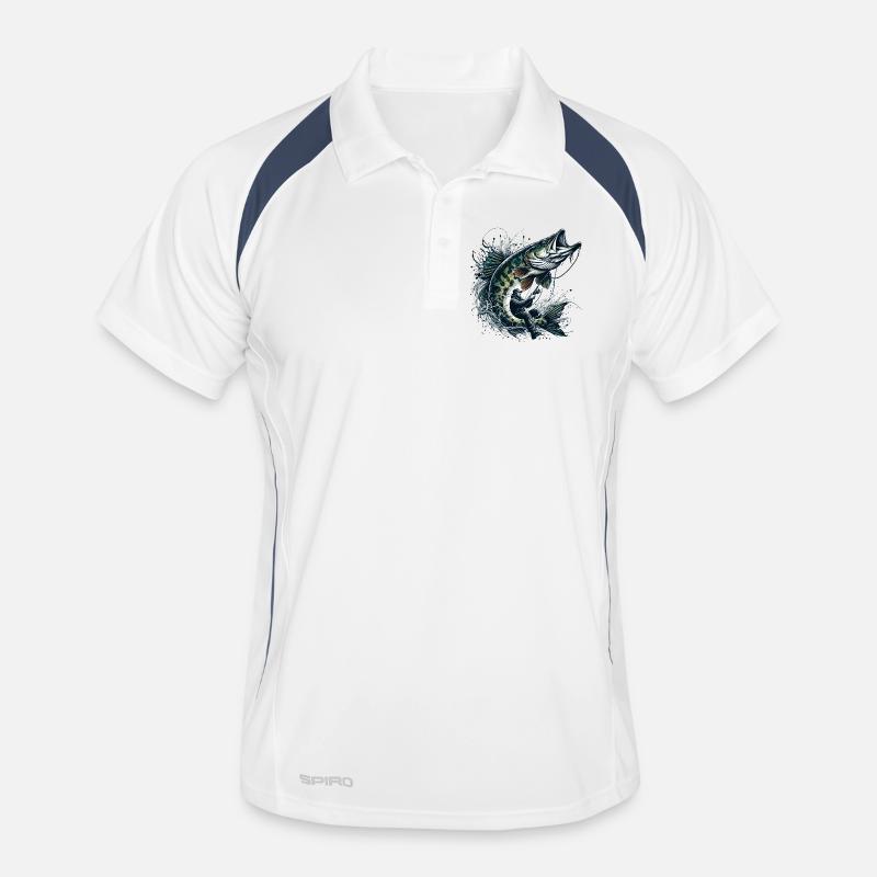Cadeau de pêche Pike Polo respirant Homme