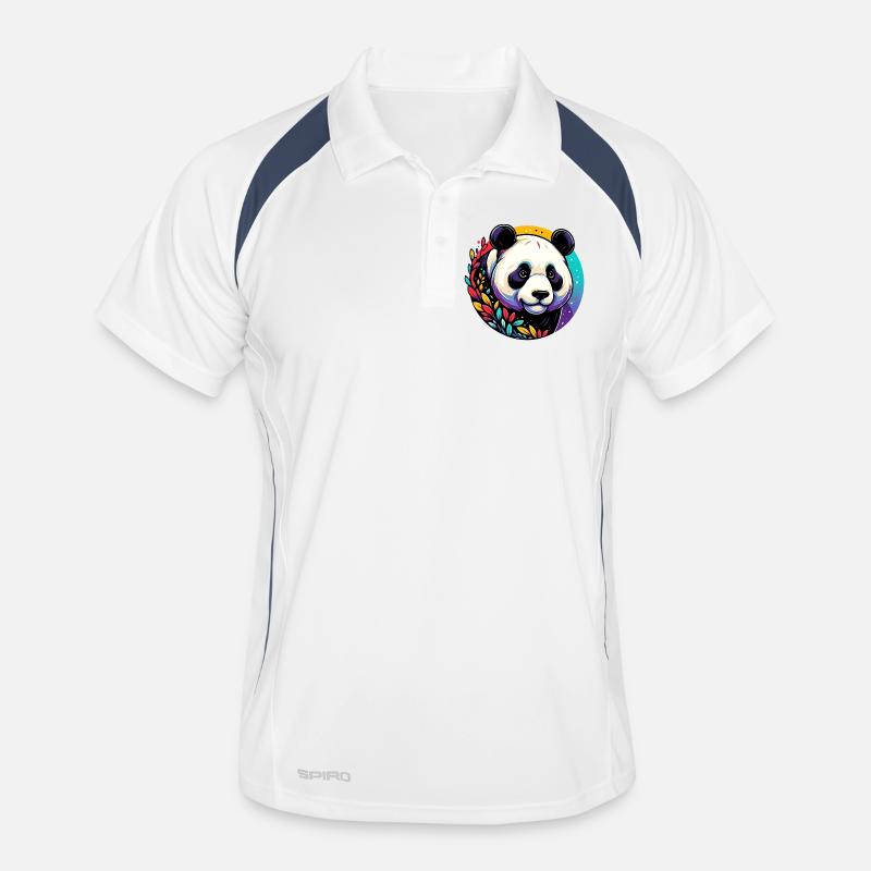 Panda Männer Polo atmungsaktiv