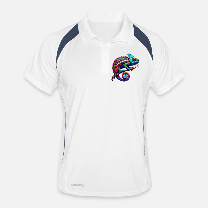 Chamäleon Männer Polo atmungsaktiv