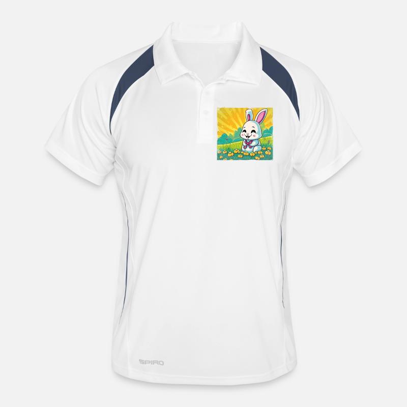 Style comique de lapin drôle Polo respirant Homme
