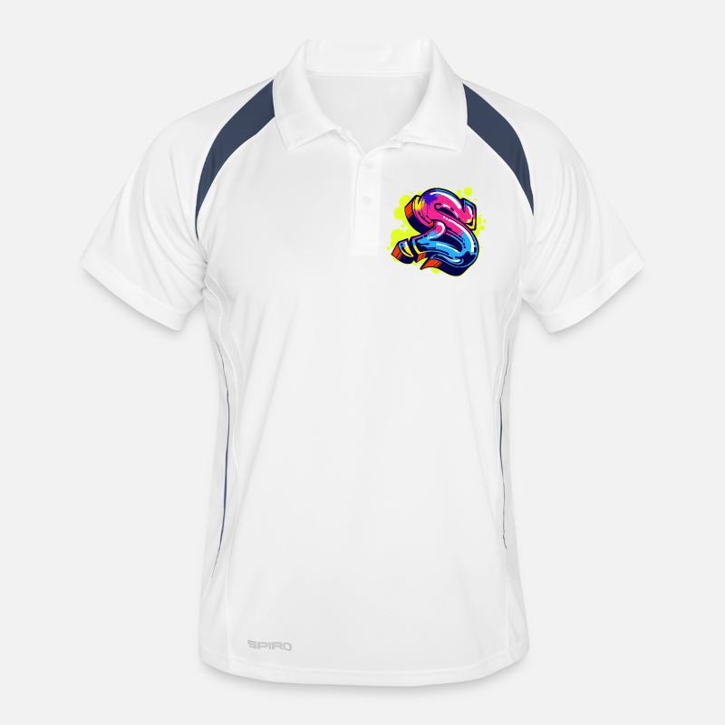 Street Art Wildstyle Sprayer Graffiti Drawing Men's Polo breathable