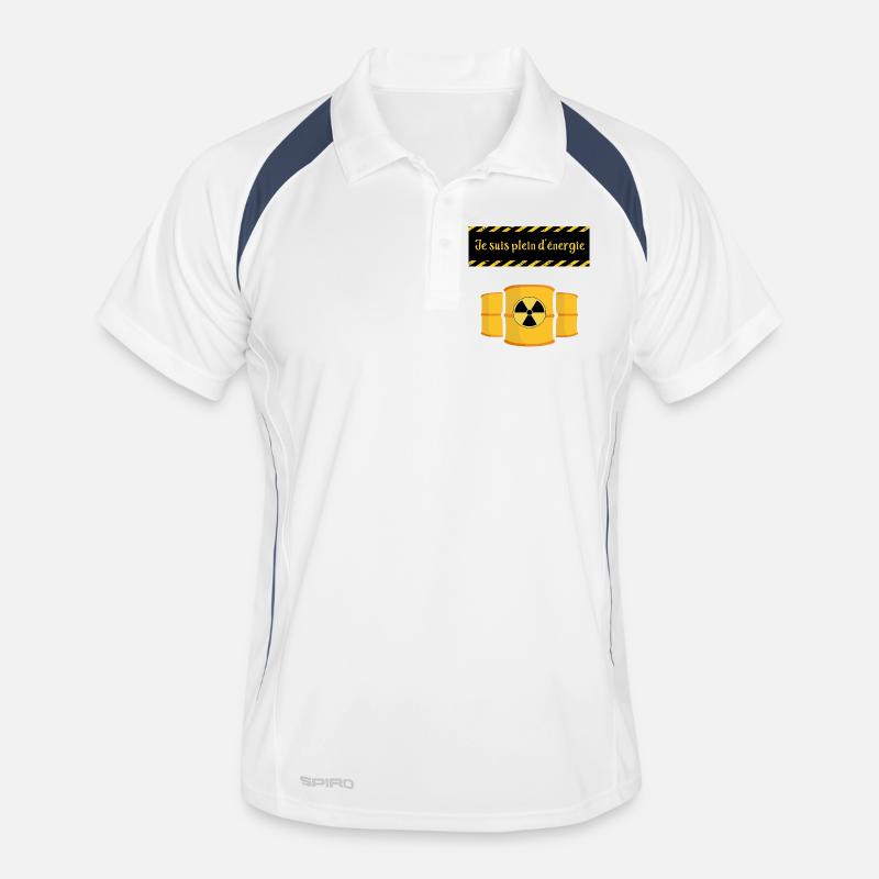 Ich bin voller Energie Männer Polo atmungsaktiv