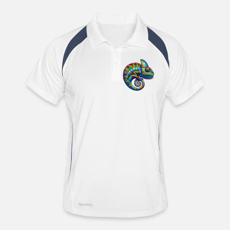 Chamäleon Männer Polo atmungsaktiv