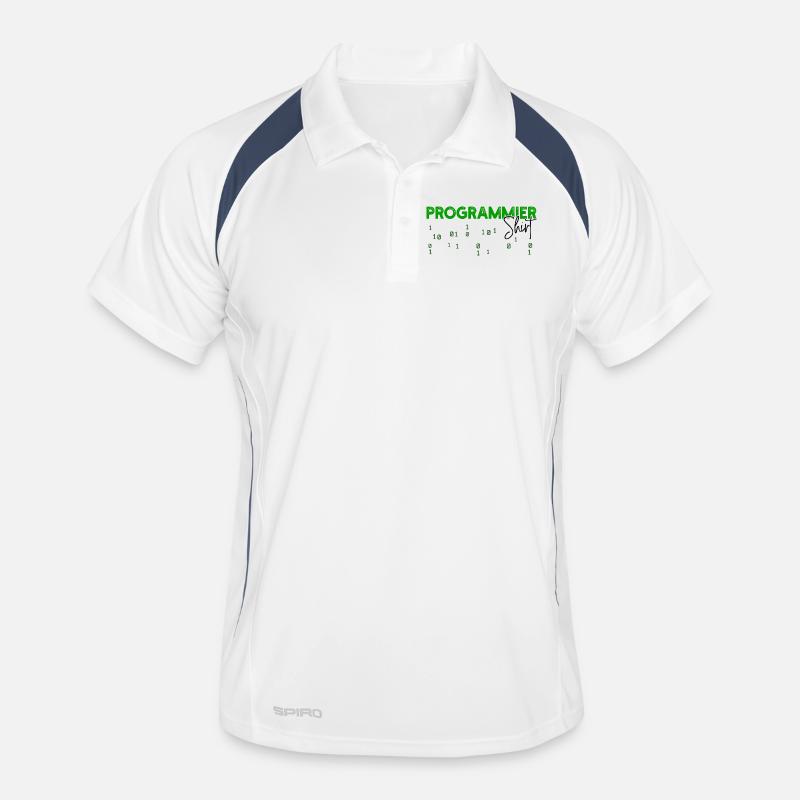 Programmeur Développeur Code Statement Scripting Polo respirant Homme