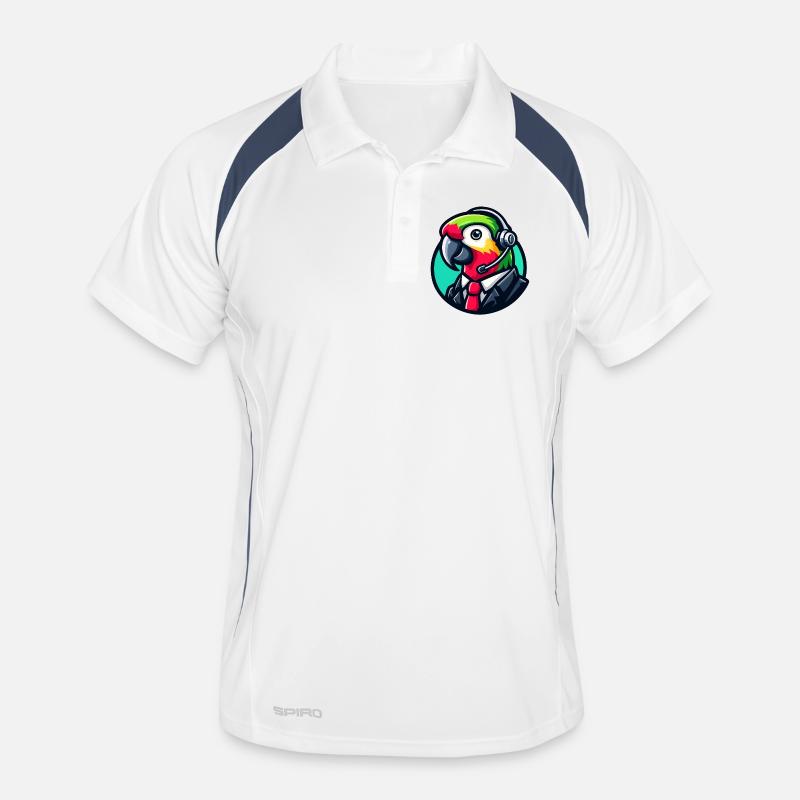 Parrot Professional Chat Support Men's Polo breathable